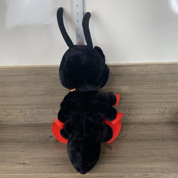 Classic Toy Co. Large Ant with Antenna Stuffed Animal Plush Black Red 20 Inch - Picture 5 of 8